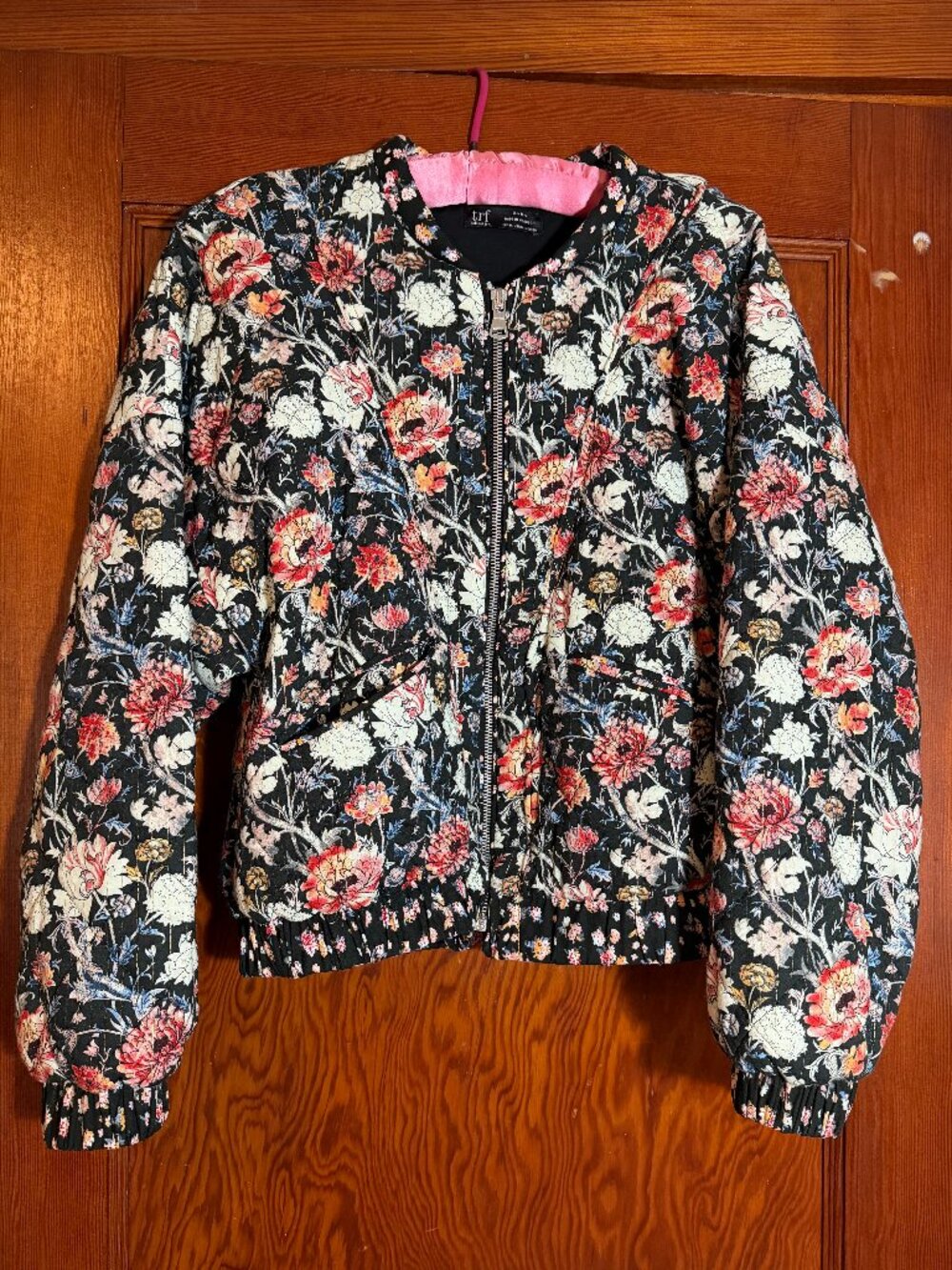Zara floral bomber jacket (M)